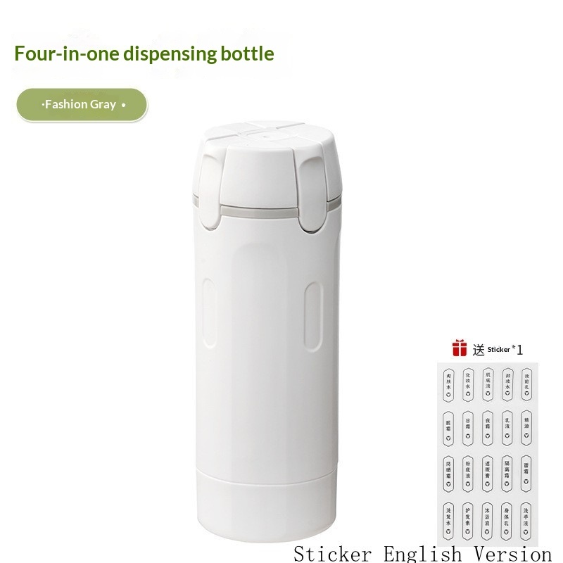 4 In 1 Travel Dispenser Portable Travel Bottles Leak Proof Leakproof Travel Container For Perfume Shampoo Conditioner Lotion - Image 4