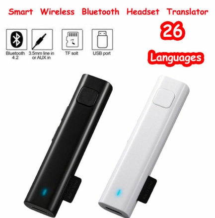 Smart Instant Voice Translator Mini Bluetooth Real Time Translation 26 Language Automatic Speech Travel Translato - Image 4