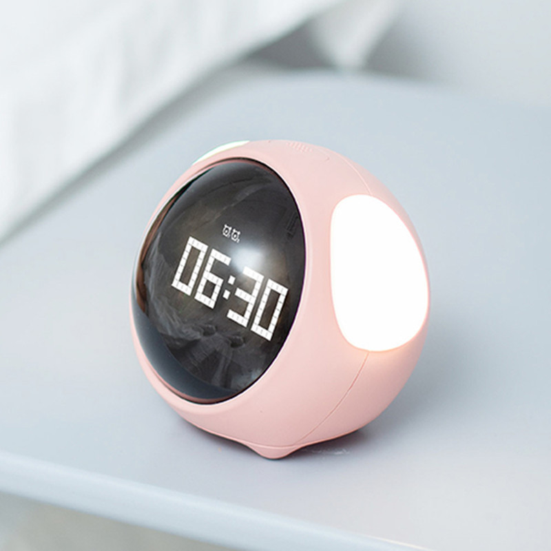 Alarm-Clock Wake-Up-Light Pixel Expression Home-Decoration Digital Electronic Cute Multi-Function - Image 7