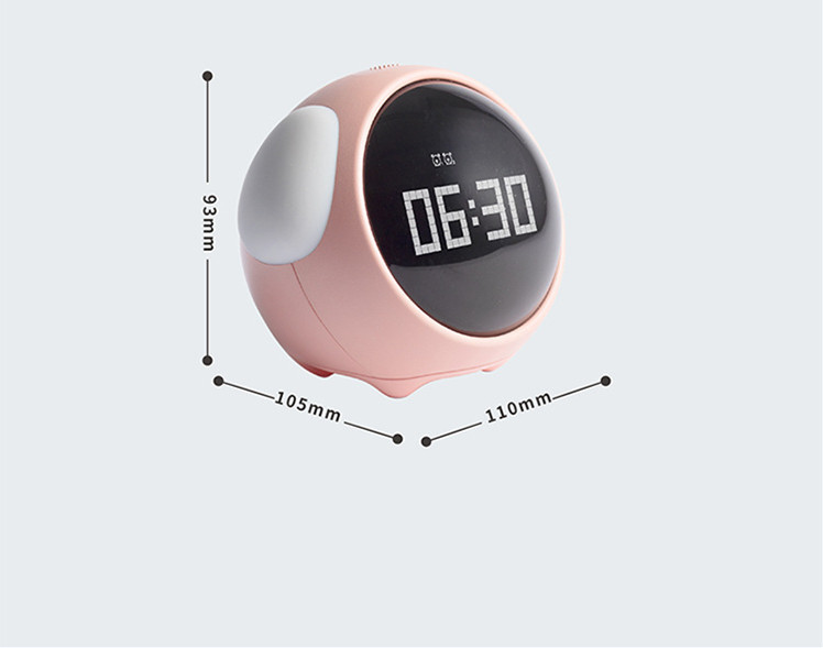 Alarm-Clock Wake-Up-Light Pixel Expression Home-Decoration Digital Electronic Cute Multi-Function - Image 3