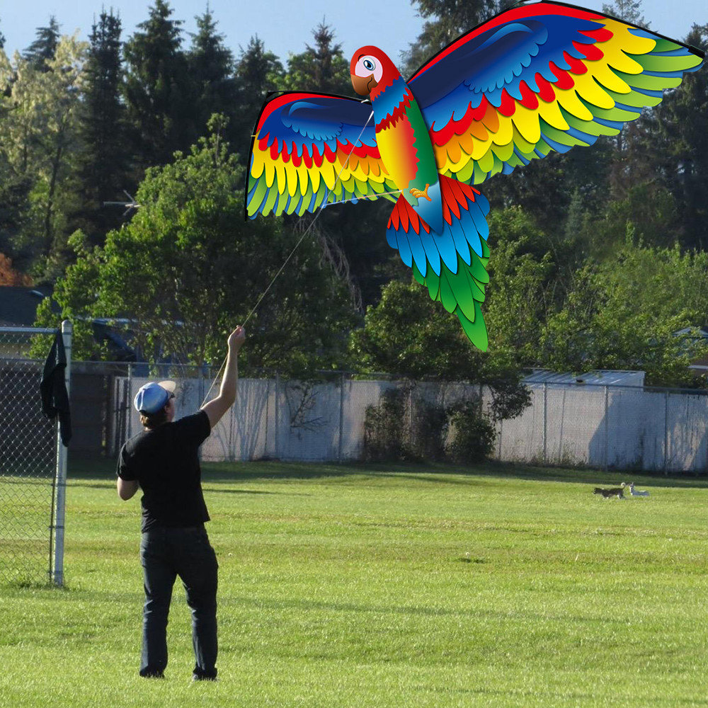 Kite Animal Kite Large Size 3D Parrot Kite 3D Parrot Kite New - Image 3