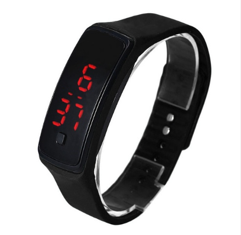 LED Bracelet Watch Thin Girl Men Sports Silicone Digital LED Wristwatches Women Watch Female Clock - Image 5