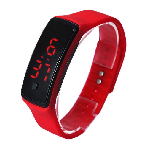 LED Bracelet Watch Thin Girl Men Sports Silicone Digital LED Wristwatches Women Watch Female Clock - Image 4