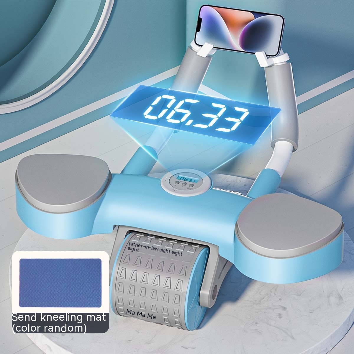 Abdominal Wheel Automatic Rebound Fitness Equipment Health Household - Image 2