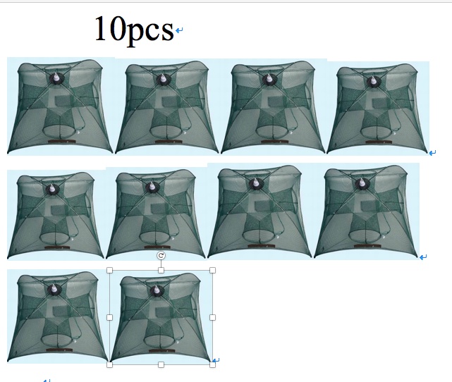 Strengthened 4-20 Holes Automatic Fishing Net Shrimp Cage Nylon Foldable Fish Trap Cast Net Cast Fold Crab Trap Fishing Network - Image 5