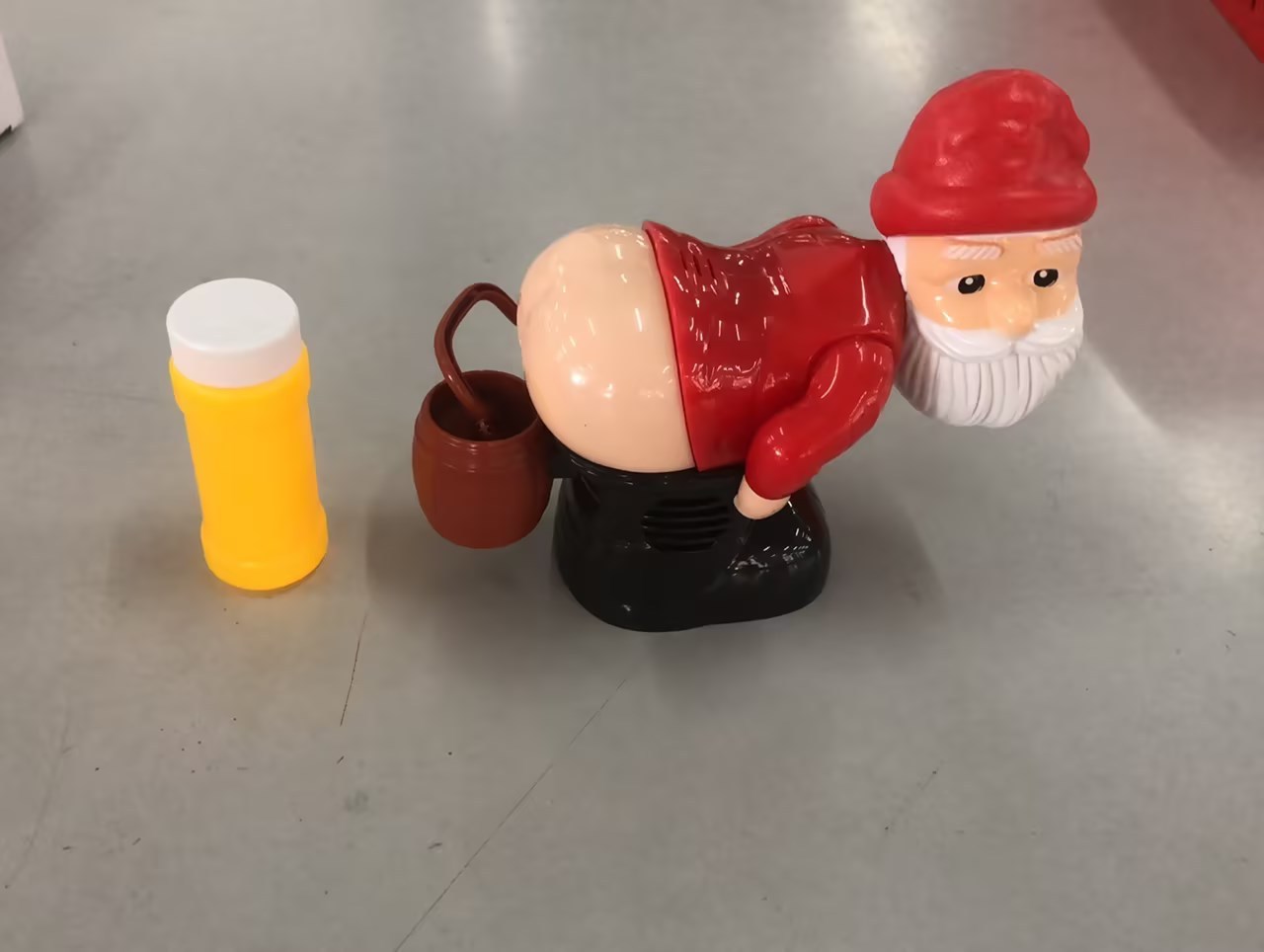 Electric Santa Claus Bubbles Machine Blowing Bubbles Music Light Entertainment Toy Prank Funny Ornament Christmas Gifts Christmas Decorations - Image 7
