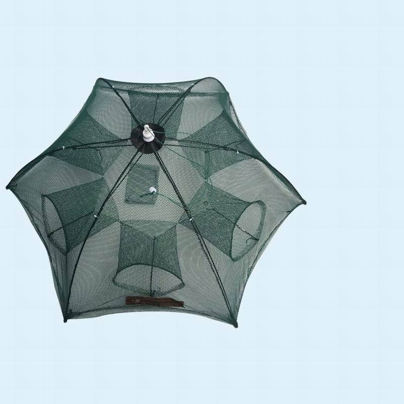 Strengthened 4-20 Holes Automatic Fishing Net Shrimp Cage Nylon Foldable Fish Trap Cast Net Cast Fold Crab Trap Fishing Network - Image 7
