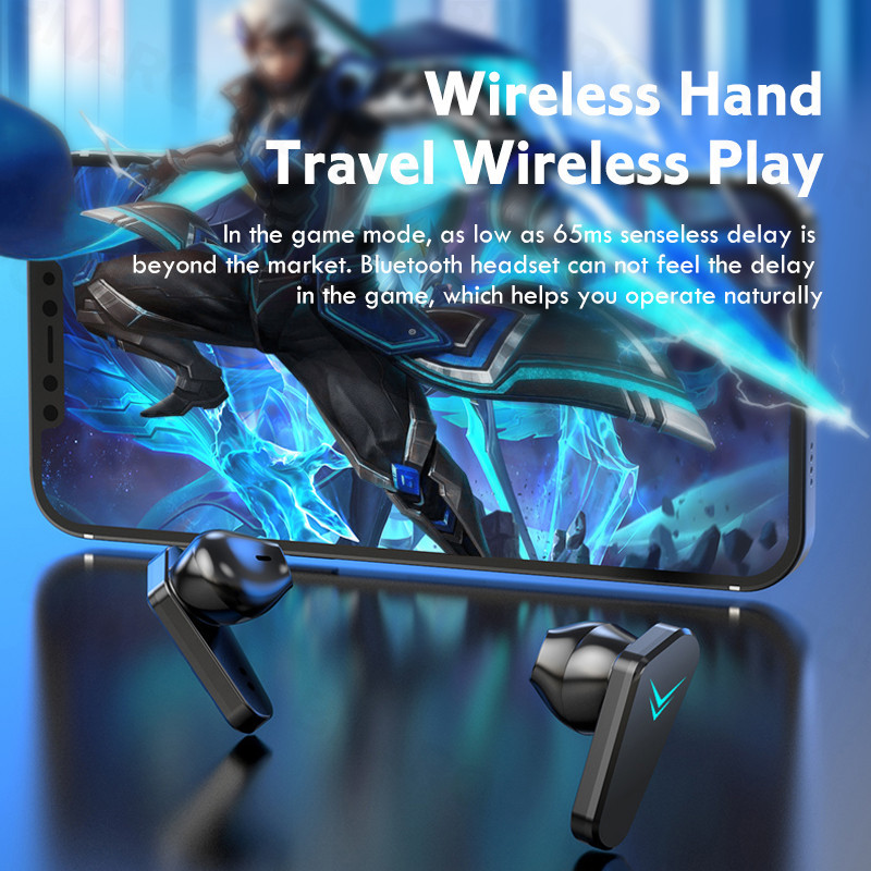 Wireless Gaming Headphones No Delay Noise Reduction Bluetooth Earphones HIFI Sound E-Sport Game Headset With Mic - Image 7