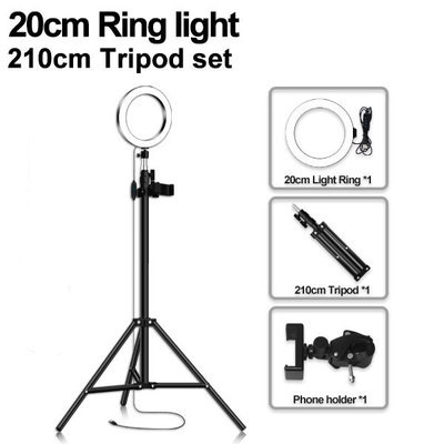 Mobile Phone Live Selfie Anchor Round LED Fill Light - Image 2