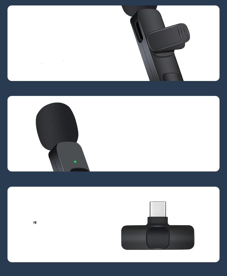 Wireless Lavalier Microphone Drag Two Outdoor - Image 8
