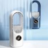 Portable USB Air Cooler Leafless Electric Fan Silent Timer Air Conditioner Cooling Fan Humidifier Conditioning Fan