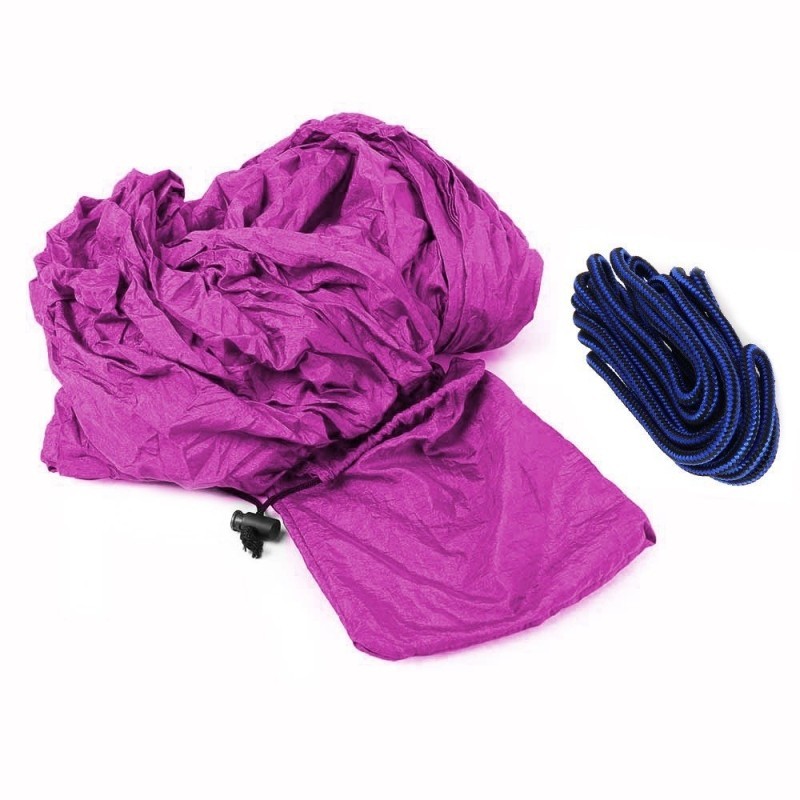 Backpacking Hammock - Portable Nylon Parachute Outdoor Double Hammock - Image 4