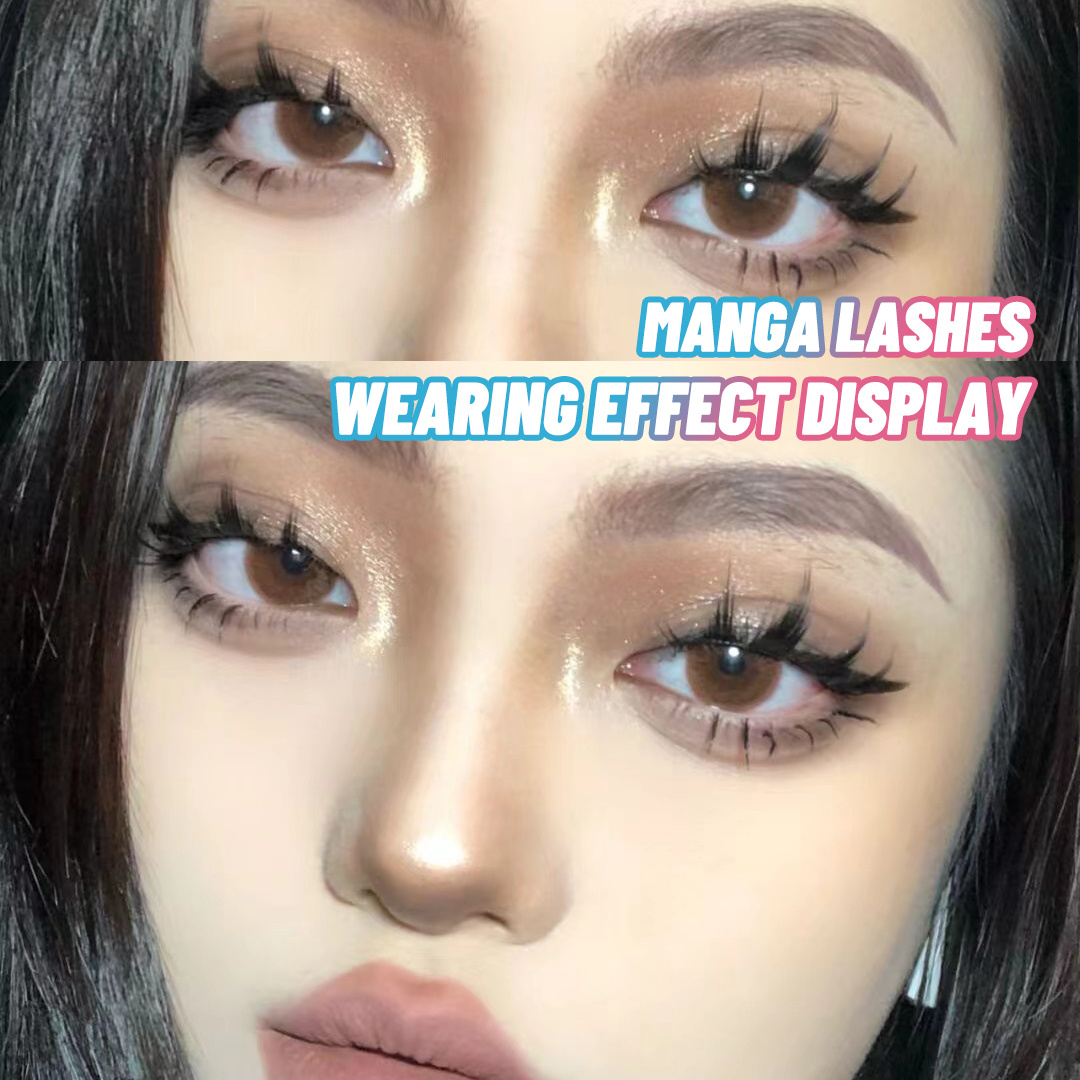 5 Pairs Manga Lashes New Arrival Anime Cosplay Natural Wispy Korean Makeup Artificial False Eyelashes - Image 10