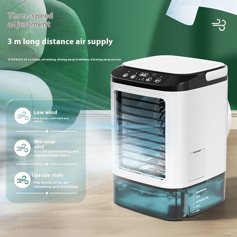 New Style Air Cooler Desktop Air Conditioner Fan Dual Spray Cooling Electric Fan Air Cooler USB Portable Refrigeration - Image 4