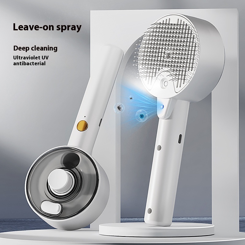 Animal Hair Remover Brush Dog And Cat Steam Brush Pet Self Cleaning Dog Brush Grooming Removes Cat Hairs Cat Dog Accessories Pet Products - Image 9