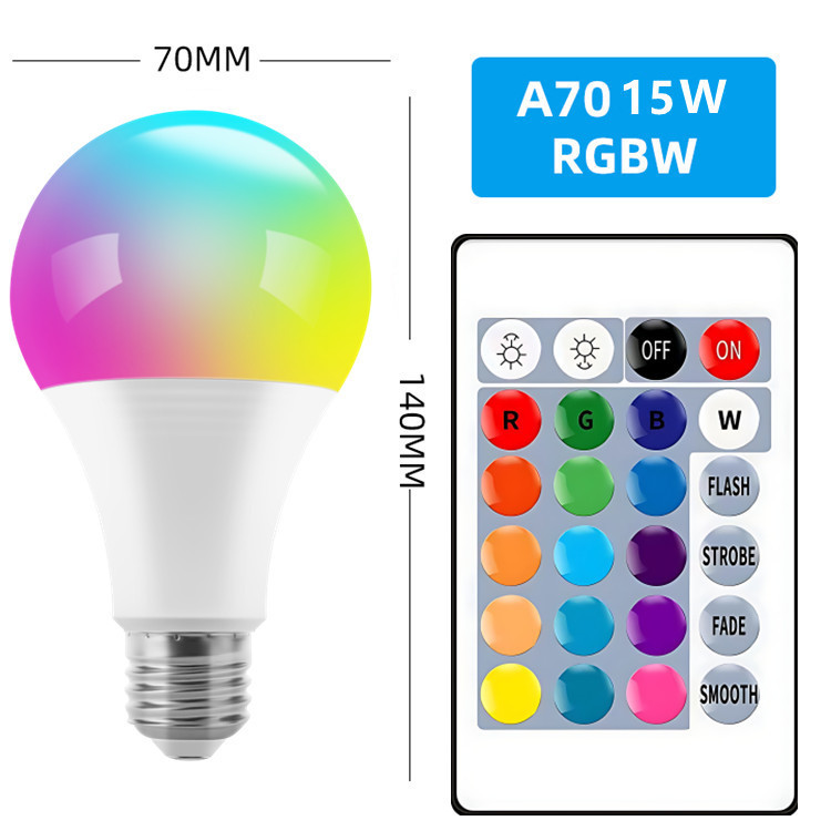 Color-Changing Bulb 16 Color Led Live Light Colorful Remote Control Rgb Color Indoor Smart Dimming - Image 2