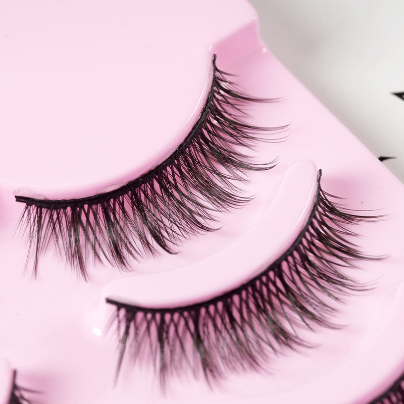5 Pairs Manga Lashes New Arrival Anime Cosplay Natural Wispy Korean Makeup Artificial False Eyelashes - Image 5