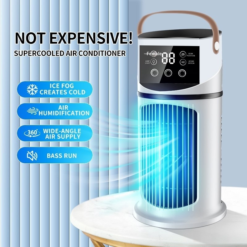 Portable Air Conditioner USB Mini Air Conditioner Air Cooler Fan Water Cooling Fan Air Conditioning Air Cooler For Home Office - Image 3