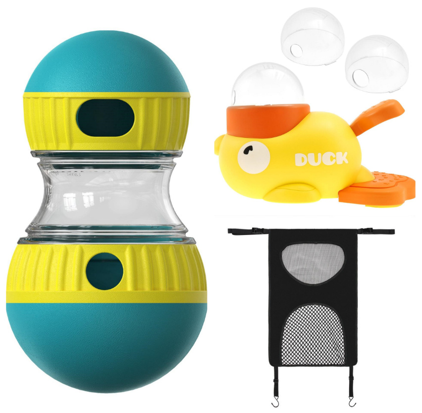 Food Dispensing Dog Toy Tumbler Leaky Food Ball Puzzle Toys Interactive Slowly Feeding Protect Stomach Increase Intelligence Pets Toy Pet Products - Image 4