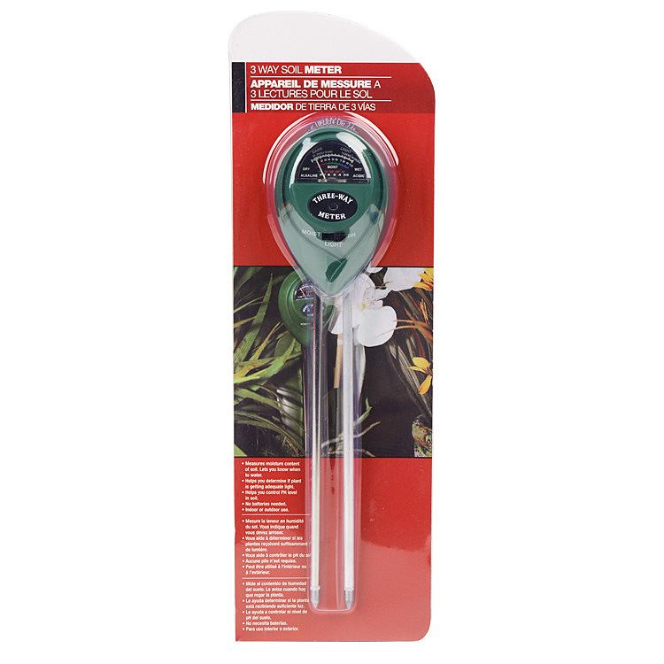 3 in 1 Soil Water Moisture PH Meter Acidity Humidity Sunlight Light PH Test Garden Plants Flowers Moist Tester - Image 2