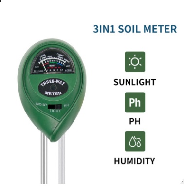 3 in 1 Soil Water Moisture PH Meter Acidity Humidity Sunlight Light PH Test Garden Plants Flowers Moist Tester - Image 5