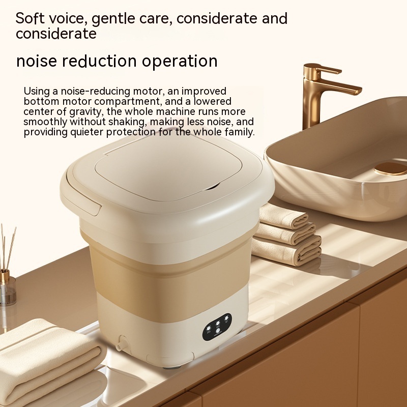 Mini Folding Washing Machine Small Household Automatic Washing Machine - Image 5
