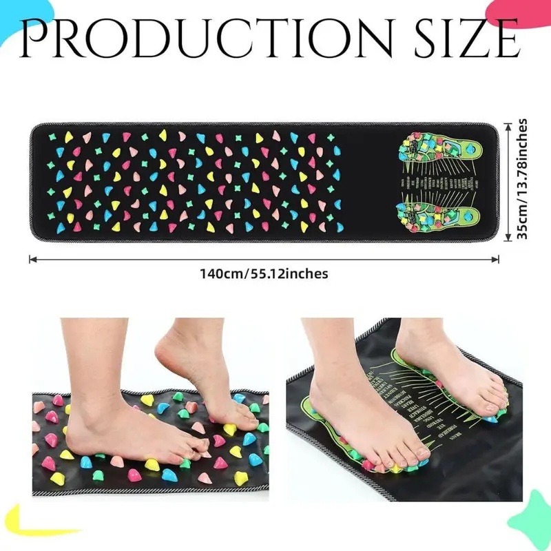 Reflexology Foot Massage Mat Acupoint Massage Mat For Home Gym Workout Body Care Home Spa Equipment Relaxation Aid - Image 4