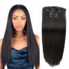 Clip-in Hair Real Human Hair Seven-piece Set 14 Inches 70g Hair Extensions Wig