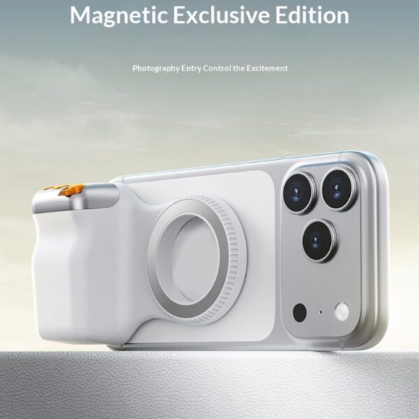 Phone Shooting Aid With Magneticmount Handle For Filming