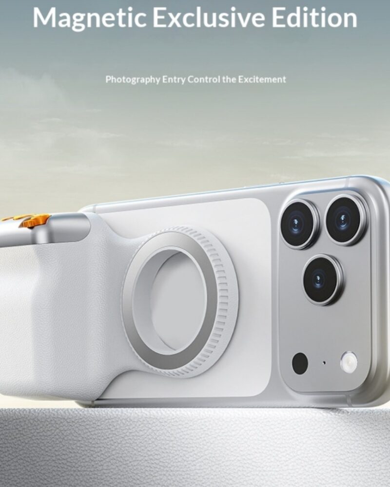 Phone Shooting Aid With Magneticmount Handle For Filming