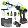Cordless Car Pressure Washer Water High Power Jet Wash Cleaner Portable 2Battery
