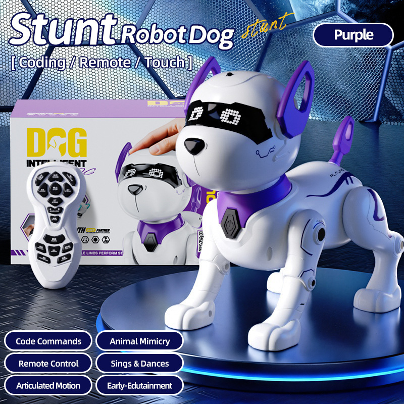 Remote-Controlled Dog Touch-Interactive Electronic Pet Toy - Image 2