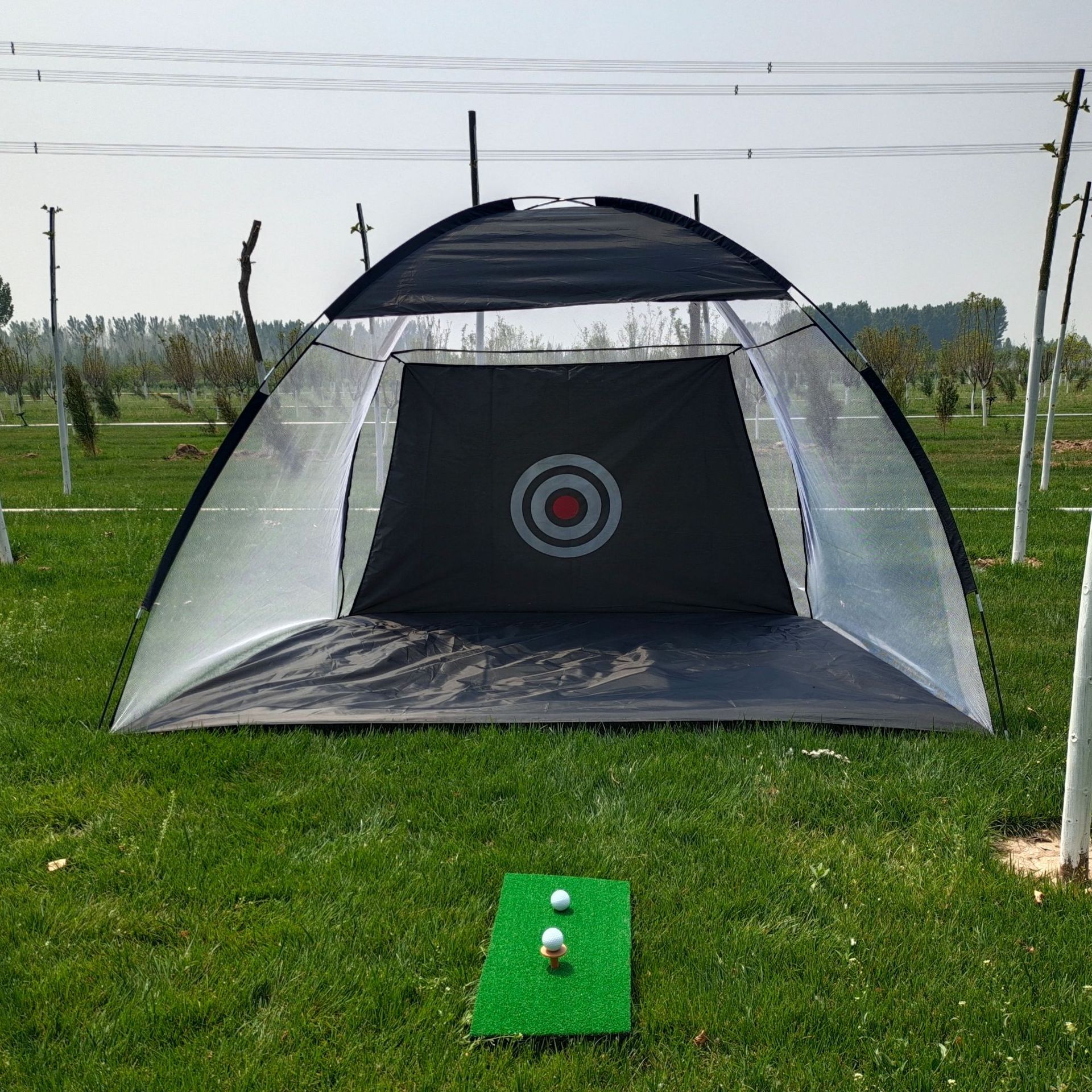 Golf Practice Net Tent Golf Hitting Cage Garden Grassland Practice Tent Golf Training Equipment Mesh Outdoor - Image 8