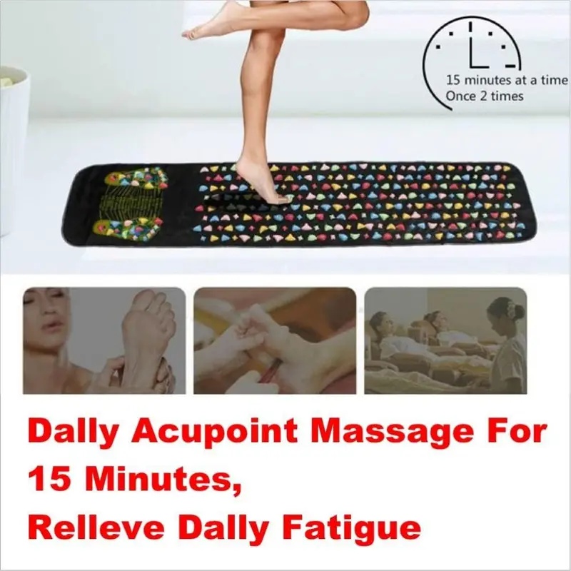 Reflexology Foot Massage Mat Acupoint Massage Mat For Home Gym Workout Body Care Home Spa Equipment Relaxation Aid - Image 2