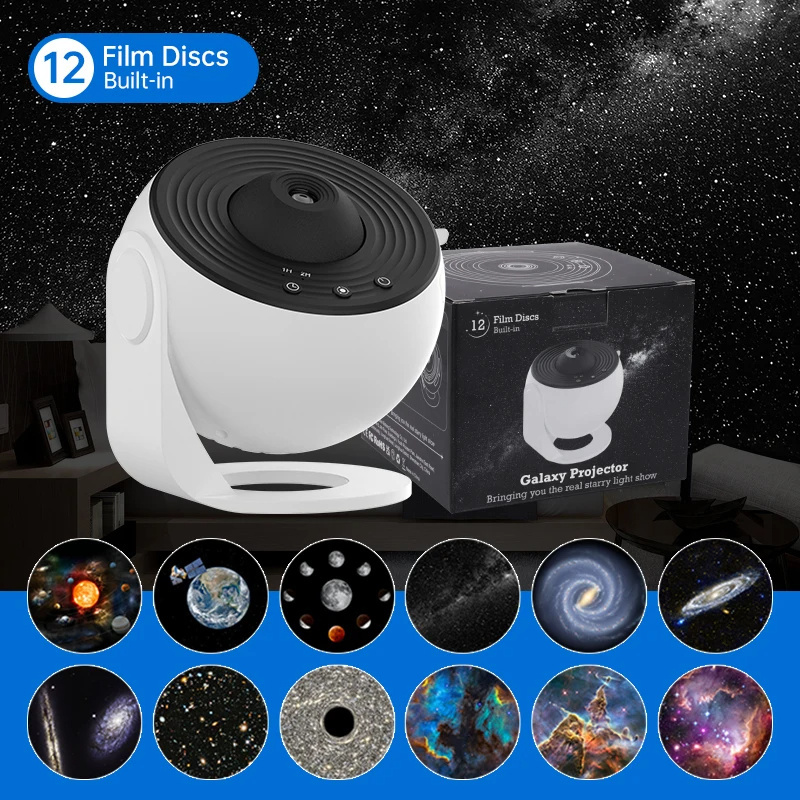 Night Light Galaxy Projector Starry Sky Projector 360 Rotate Planetarium Lamp For Kids Bedroom Valentines Day Gift Wedding Deco - Image 5