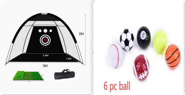 Golf Practice Net Tent Golf Hitting Cage Garden Grassland Practice Tent Golf Training Equipment Mesh Outdoor - Image 6